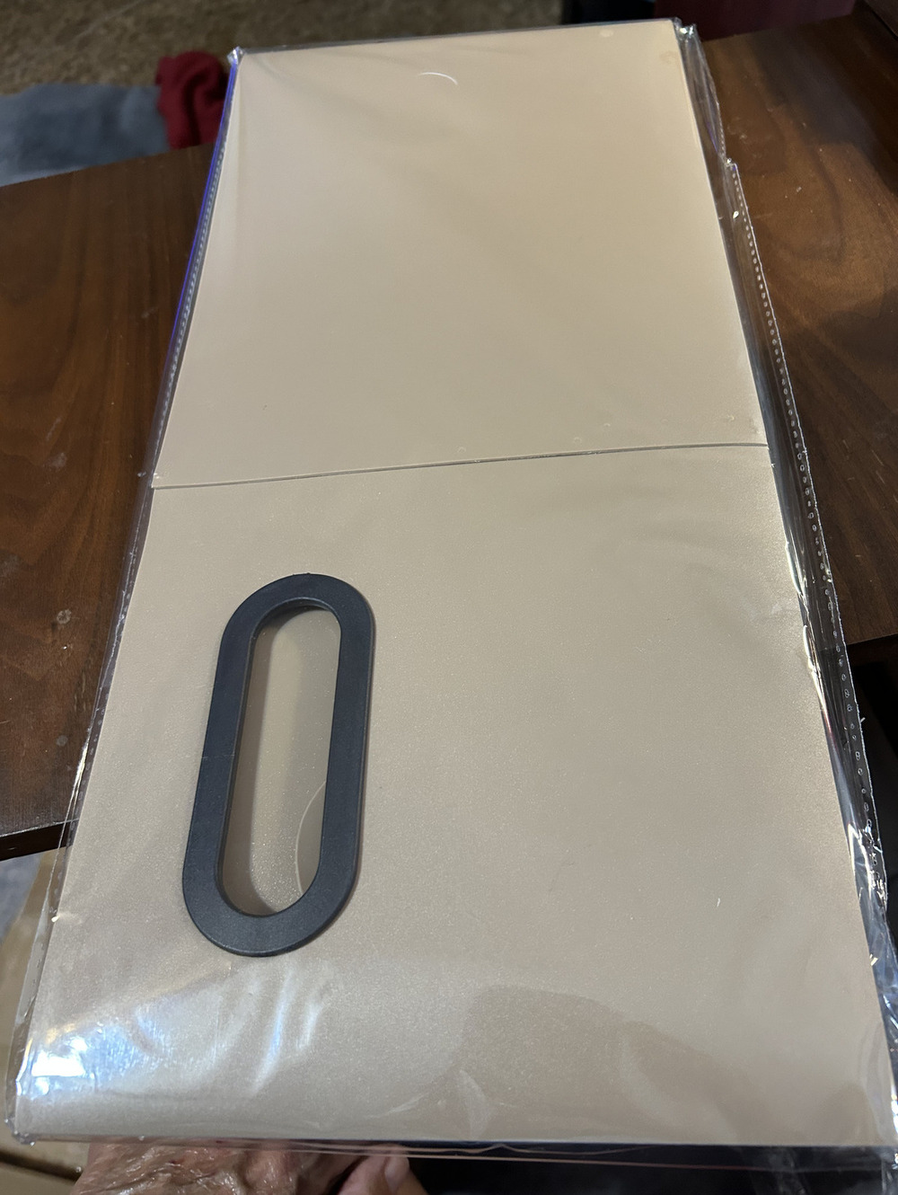 Set of 4 Modern Minimalist Storage Boxes with Oval Cutout Handle